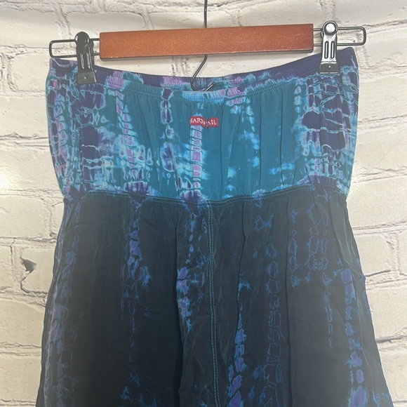 Hard Tail Forever Blue and Purple Strapless High Low Maxi Dress Size Medium - Picture 6 of 11